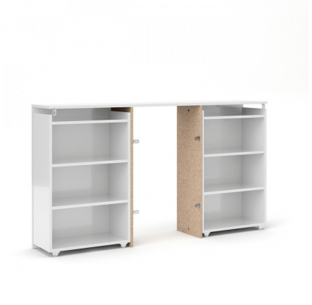 Čelo postele Simplicity 135 šírka 140 cm biely lesk