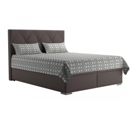 Posteľ Gelja 160x200, hnedá