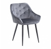 Jedálenská stolička K487, Sivá/Čierna