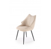 Jedálenská stolička K543, Béžová/Čierna