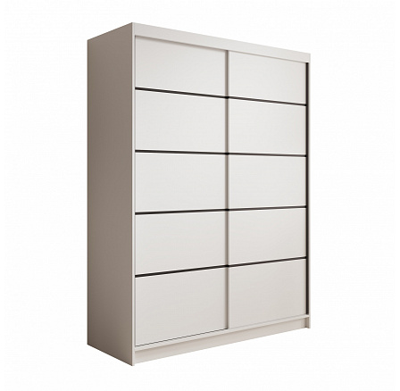 Posuvná skriňa Calma 150 Biela+Biela