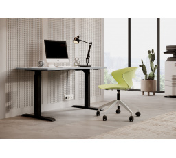 Stôl s nastaviteľnou výškou MALLO Čierny+Artisan