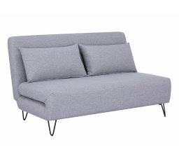 Pohovka ZENIA, sivá látka 137/čierna