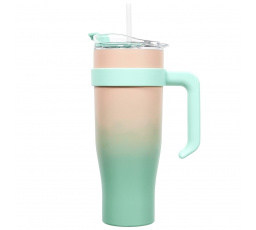 Termohrnček Miami Tie-Dye oranžový/zelený