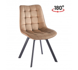 Stolička velvet cappuccino KO265-FXJG
