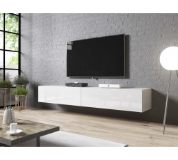 TV komoda závesná SLIDE RTV 200, Biela