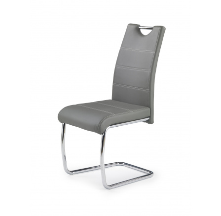 Jedálenská stolička K211, sivá