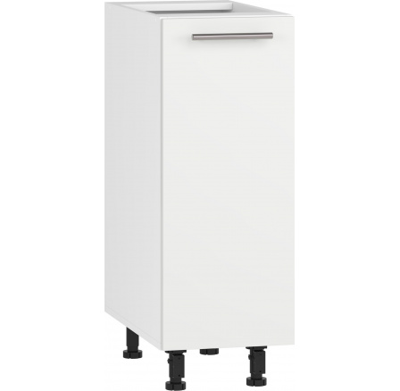 Kuchynská dolná skrinka VENTO D-30/82, biely mat