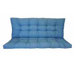 Vankúš na záhradnú hojdačku 160 cm - tyrkysová látka