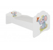 Posteľ s matracom CASIMO ELEPHANT 160x80 Biela