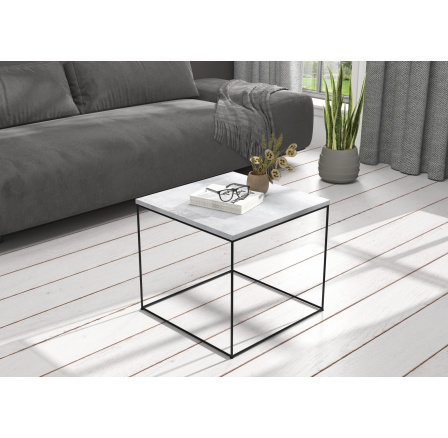 Konferenčný stolík ELENA 50x50 Čierny+Betón