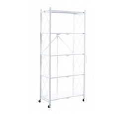 Kovový regál R4-FX 5P biely R45P-FX