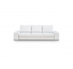 Sofa ZARA DL 270 cm prírodná koža - čierna koža