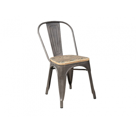 Jedálenská stolička LOFT, orech/grafit