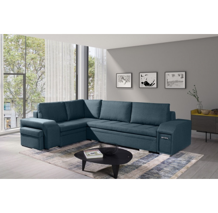 Rohová sedacia súprava Alana L tyrkysová