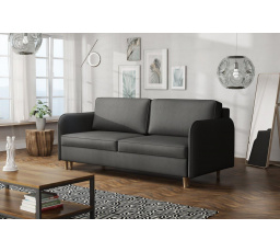 Pohovka Glorie tmavo sivá