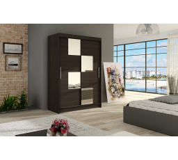 Šatní skriňa MIKADO III, Choco