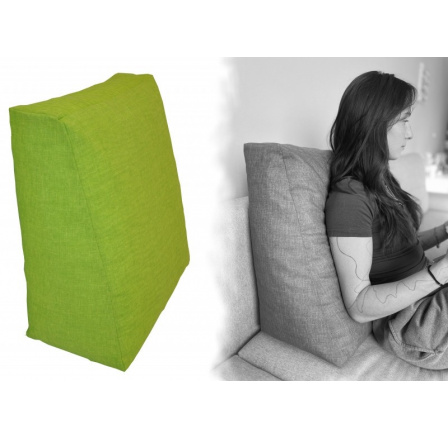 Relaxačný vankúš - svetlozelený melír