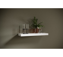 Závesná polica ANDREA 80x26 White Shine