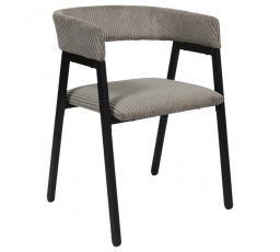 Stolička Scott taupe/čierny manšester