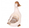Kachna - zahradní figurka, větší, keramika