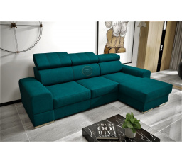 Rohová sedacia súprava ROYAL MINI 260×160 - pravá, tyrkysová