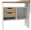 Písací stôl Felix 118, biela/jackson hickory