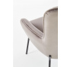 Kreslo CASTEL, svetlosivé