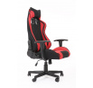 Kancelárske kreslo CAYMAN červené / čierne