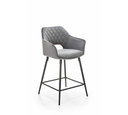 Barová stolička H107, sivá