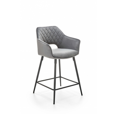 Barová stolička H107, sivá