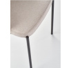 Jedálenská stolička K373, Béžová/Čierna