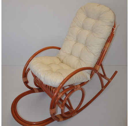 Vankúš pre hojdacie kreslo béžová zdôrazňuje