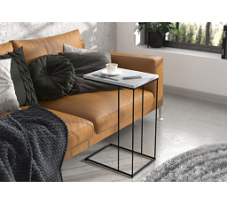 Pomocný stolík DRU Čierny+Betón