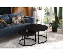 Konferenčný stolík 2v1 OKIN Čierny+Čierny