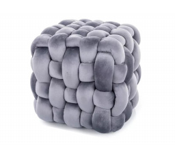 Taburet FARIS, VELVET Sivá 252