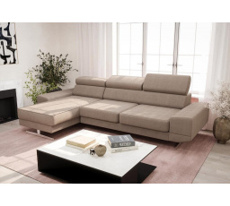 Rohová sedacia súprava MILANO MINI 270 cm - béžová, ľavá
