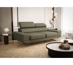 Sofa MILANO II 200 cm prírodná koža - Olivová koža