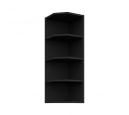 Horná skrinka ARONA - 30 G-90 ZAK, Čierna matná