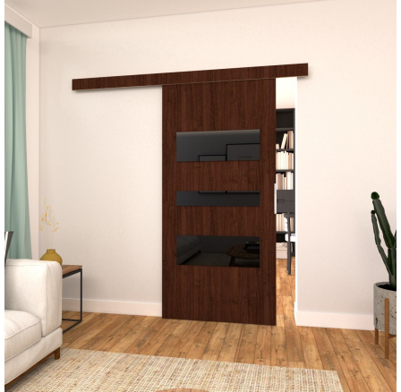 Posuvné dvere STANDART C90, Wenge Posuvné dvere STANDART C90, Wenge