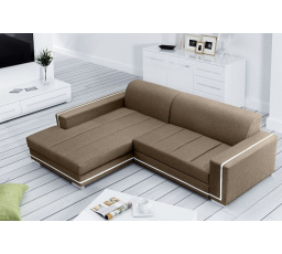 Rohová sedacia súprava Tamarin L sv.hnedá