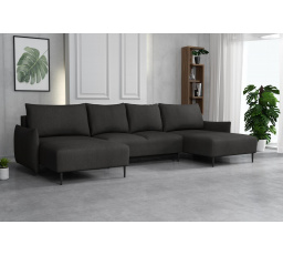 Sedacia súprava Santino U Velo tmavo sivá