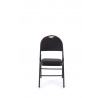 Skladacia stolička K566, čierna