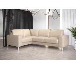 Rohová Kožená sedacia súprava ARIA II 250x185 - ľavá, prírodná koža - voliteľná farba