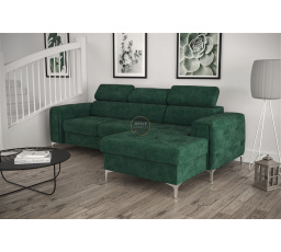 Rohová sedacia súprava ORION MINI s funkciou spania 255x165 cm - zelená, pravá