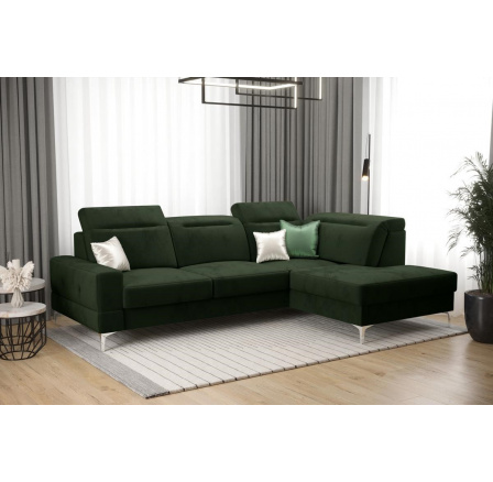 Rohová sedacia súprava MALIBU MINI 180X250 - zelená, pravá Rohová sedacia súprava MALIBU MINI 180X250 - zelená, pravá