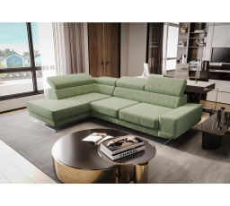 Rohová sedacia súprava MILANO I - olivová, ľavá