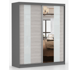 Šatní skriňa MULTI 32 - 183 cm, Sivá/Kathult