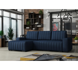 Rohová sedacia súprava Hakim L - falcone80/tmavomodrá