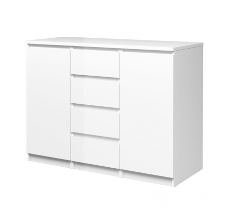 Komoda SIMPLICITY 236, Biely lesk